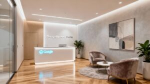 Google Business Profile management for aesthetic clinics.