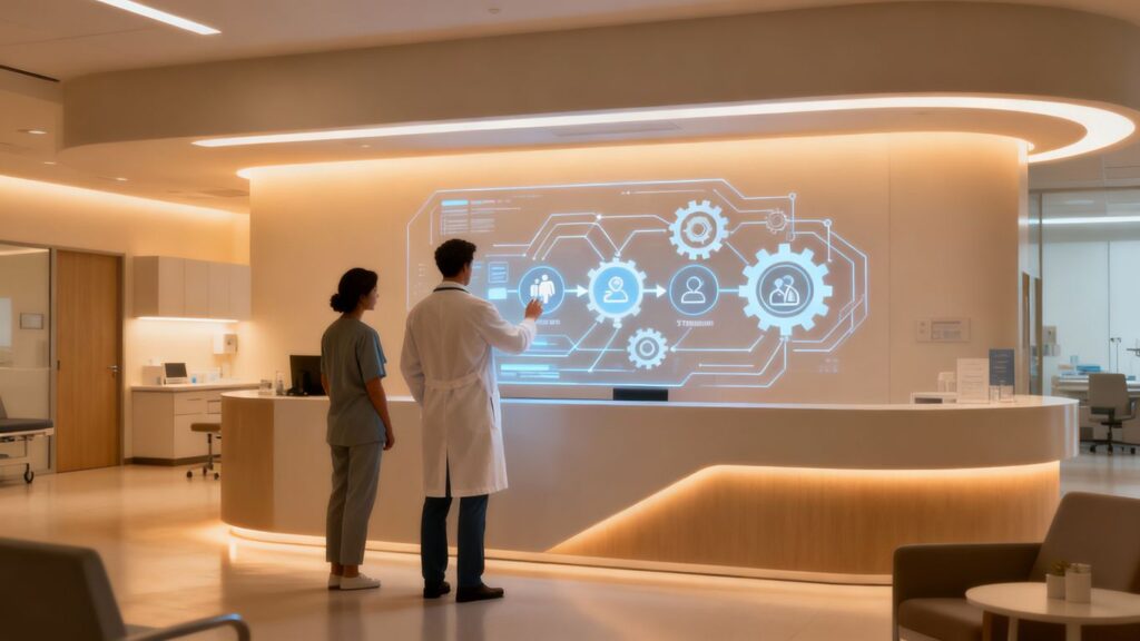 Clinic workflow automation visual